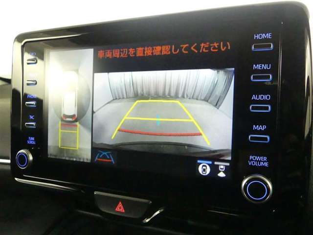 バックガイドモニターで、後方を確認しながら安心して駐車することができます。運転初心者も熟練者も必須の機能ですよ！