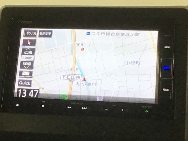 ギャザズナビ搭載です。知らない道も安心ですね！