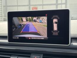 リアビューカメラ『入車経路を算出し、ガイドラインと補助線をディスプレイに表示します。同時にバンパーに内蔵のセンサーが障害物を感知し音で注意を促します。後方の死角も安心していただけます。』