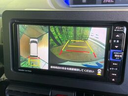 【パノラマモニター】専用のカメラにより、上から見下ろしたような視点で360度クルマの周囲を確認することができます☆死角部分も確認しやすく、狭い場所での切り返しや駐車もスムーズに行えます。