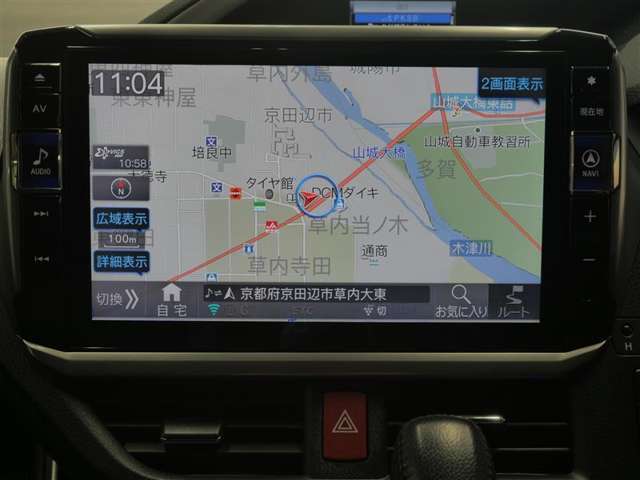 SDナビ装備！初めての場所でもこれがあれば安心です♪♪（アルパインEX11）