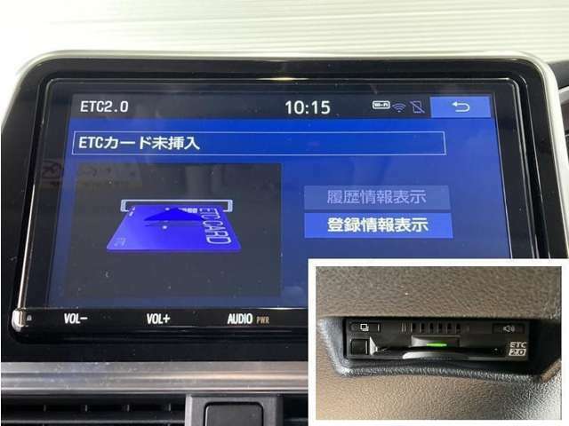 料金自動支払いの他に、高速道路上の様々な情報をリアルタイムにキャッチして安全で円滑な運転をサポートするナビ連動タイプの次世代型ETC2.0システムです。