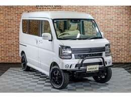 エブリイワゴンPZターボスペシャルハイルーフ4WD！純正色パールホワイト　リフトアップ　15インチタイヤホイール新品装着　車両の詳細は画像コメントをご覧ください。