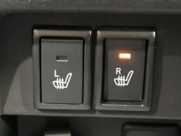 【シートヒーター】寒い日に重宝するシートヒーター！エアコンより早く温まってくれるので寒がりの人も安心ですね♪エアコンの温風は乾燥するから苦手、という方にもをおすすめです。