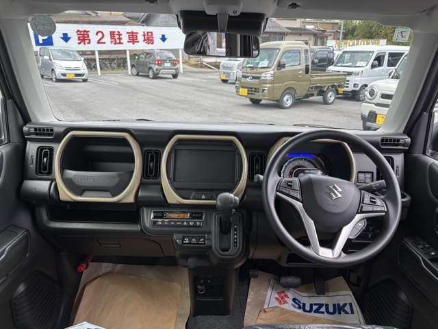 開けた視界で安心して運転できます！