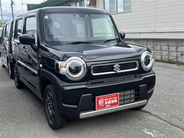 軽の看板が目印です！届出済 未使用車をお探しの方はこちらの看板を目印にお越しください。※似たような看板のお店がございますのでお間違えのないようご注意ください。
