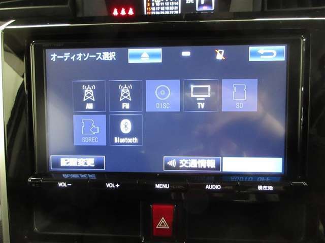 CD/DVD鑑賞はもちろん、ブルートゥース通信でスマホ内の音楽視聴機能など、多彩なオーディオメニューを搭載しています！