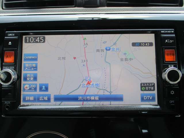 ナビ（MC314D-W）TV・CD/DVD・AM/FM・Bluetooth