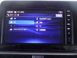 AM・FM・TV・bluetoothがお客様のドライブのサポートを致します。