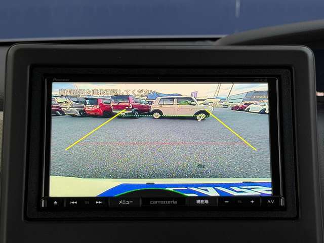 【バックカメラ】バックカメラが付いていますので駐車も安全にできますね♪