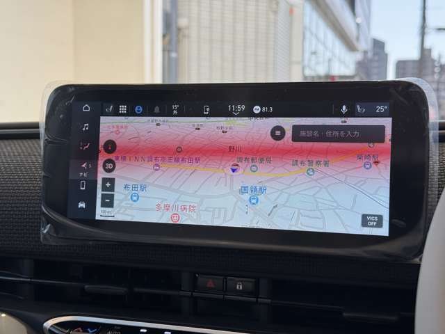 純正ナビを装備しています
