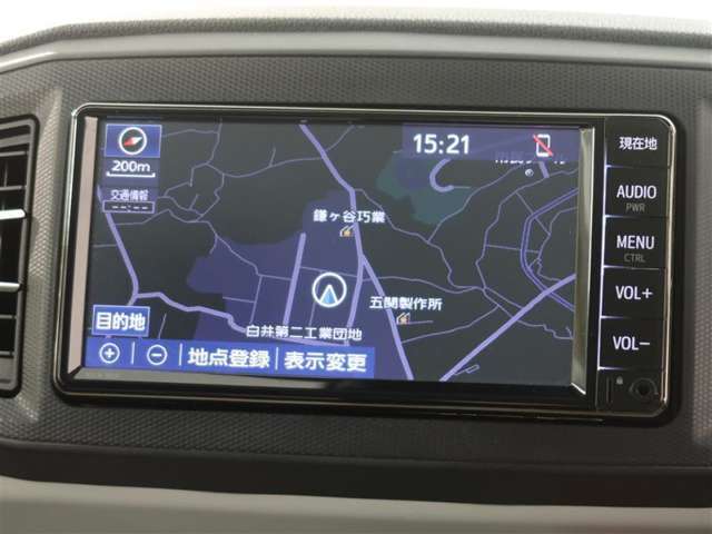 Bluetooth付きナビ装着車で知らない道もラクラク