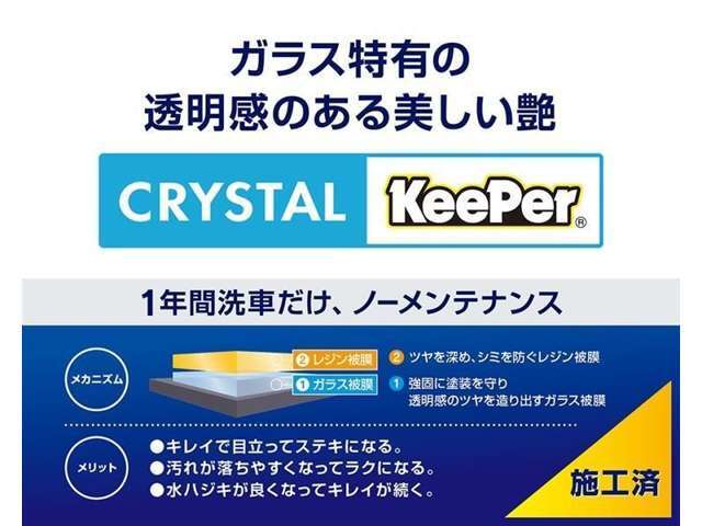 KeePerコーティング施工済み！
