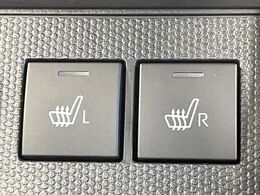 【シートヒーター】寒い日に重宝するシートヒーター！エアコンより早く温まってくれるので寒がりの人も安心ですね♪エアコンの温風は乾燥するから苦手、という方にもをおすすめです。