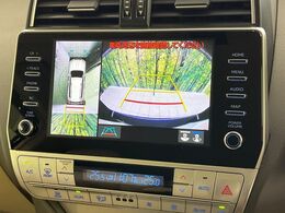 【パノラミックビューモニター】専用のカメラにより、上から見下ろしたような視点で360度クルマの周囲を確認することができます☆死角部分も確認しやすく、狭い場所での切り返しや駐車もスムーズに行えます。