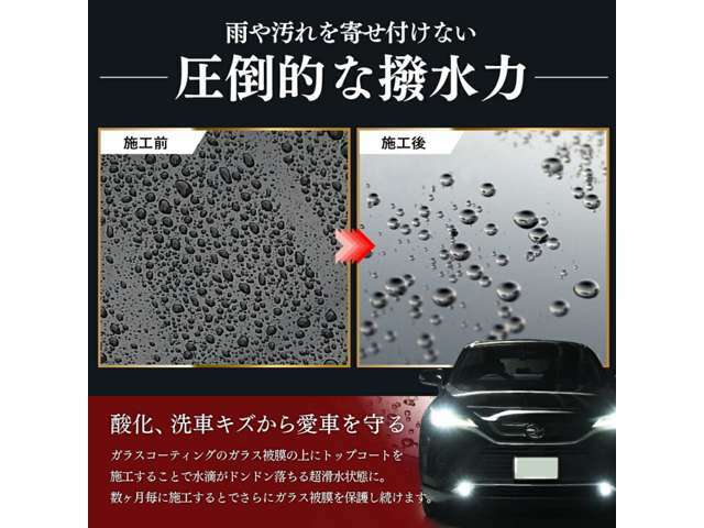 1年間ノーメンテナンス！洗車だけでキラキラキープ！ご希望の方は、車両サイズにより金額が変わるので別途ご相談下さい！