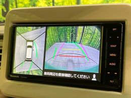 【全方位モニター用カメラ】専用のカメラにより、上から見下ろしたような視点で360度クルマの周囲を確認することができます☆死角部分も確認しやすく、狭い場所での切り返しや駐車もスムーズに行えます。