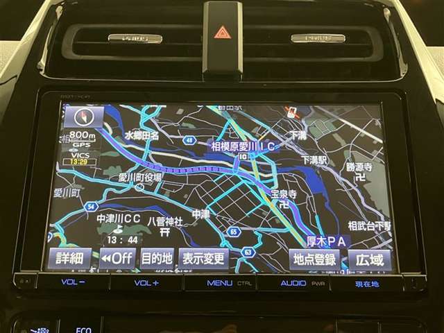 Bluetooth接続可能なナビゲーションになります。ハンズフリーも搭載されています。