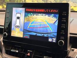 【パノラミックビューモニター】専用のカメラにより、上から見下ろしたような視点で360度クルマの周囲を確認することができます☆死角部分も確認しやすく、狭い場所での切り返しや駐車もスムーズに行えます。
