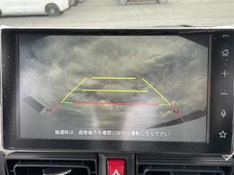 【バックカメラ】駐車時に後方がリアルタイム映像で確認できます。大型商業施設や立体駐車場での駐車時や、夜間のバック時に大活躍！運転スキルに関わらず、今や必須となった装備のひとつです！