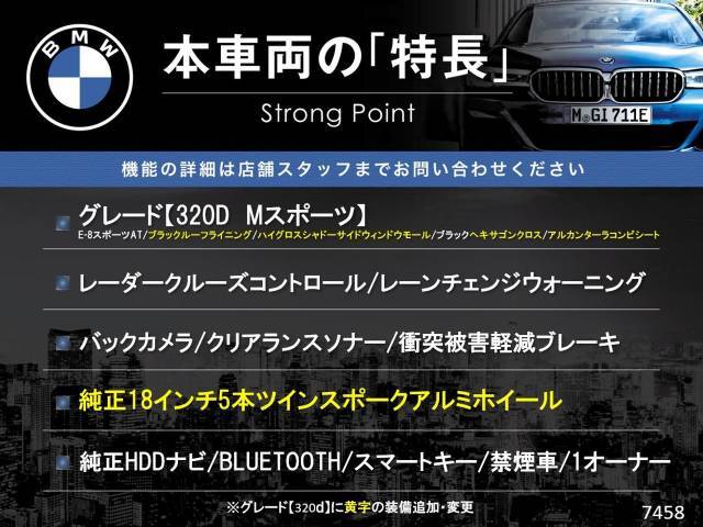 本車両の主な特徴をまとめました。上記の他にもお伝えしきれない魅力がございます。是非お気軽にお問い合わせ下さい。