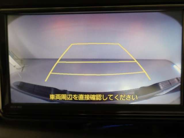 バックガイドモニターで、後方を確認しながら安心して駐車することができます。運転初心者も熟練者も必須の機能ですよ！