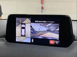 360カメラ搭載。駐車時も安心です。