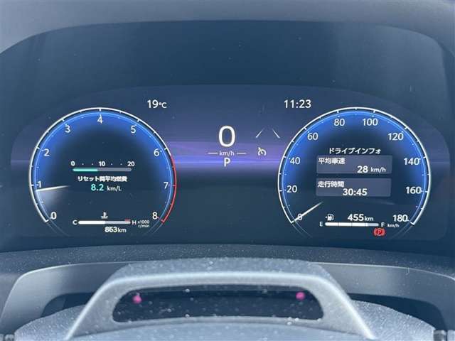 ★デジタルメーター★インフォメーション搭載のデジタルメーターが装備されています！車両の様々な状態を確認することができます！