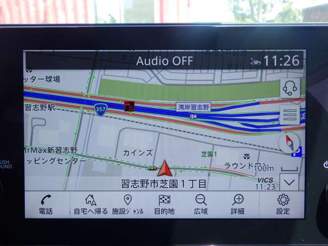 【9インチ純正ナビ】ナビゲーションシステム装備なので不慣れな場所へのドライブも快適にして頂けます♪