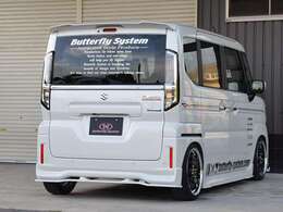 バタフライシステムエアロパーツ WORK16インチホイール LUCCINI16インチタイヤ ファイナルコネクション車高調