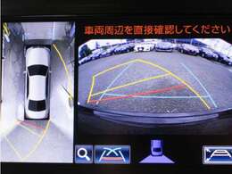 パノラミックビューモニターを装備！上から車両を見下ろしたような映像をナビ画面に表示できます。車両前後左右に搭載した4つのカメラ映像を継ぎ目なく合成！目視では見えない部分もリアルタイムで見れます。