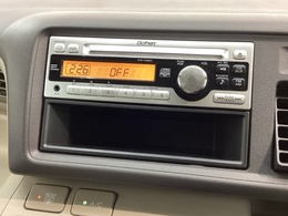 CDデッキが装備されています。