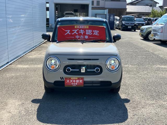 アルトラパンLC入荷しました！オーディオレス仕様車で全方位カメラパッケージ装着車！LEDヘッドランプやフルオートエアコン、キーレスプッシュスタートシステムなどを装備した一台です！