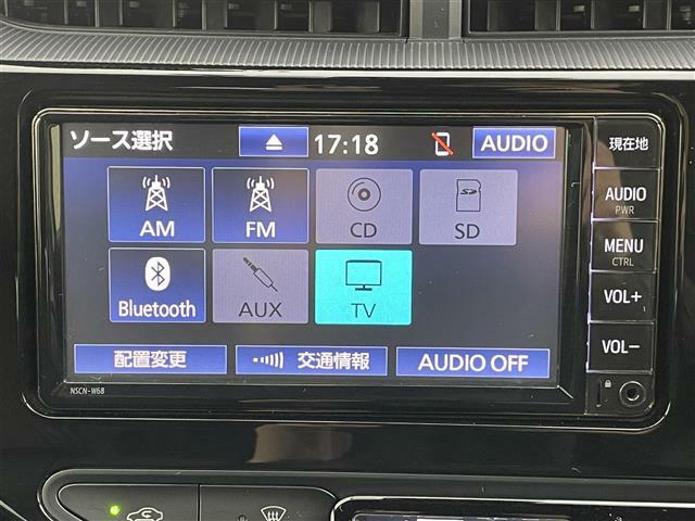 【純正ナビ】FM/AM/CD/SD/BT/フルセグTV