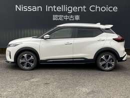 キックスの横からの画像になります。当店は全車　整備・保証付なので安心してご検討頂けます。