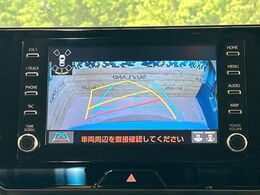 【バックカメラ】駐車時に後方がリアルタイム映像で確認できます。大型商業施設や立体駐車場での駐車時や、夜間のバック時に大活躍！運転スキルに関わらず、今や必須となった装備のひとつです！