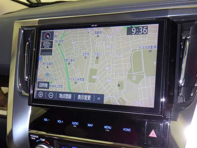 ナビ装着車で知らない道もラクラク！