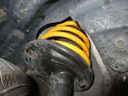 高すぎず、低くすぎないダウン量のダウンサス装備です。愛車をスタイリッシュに演出いたします。