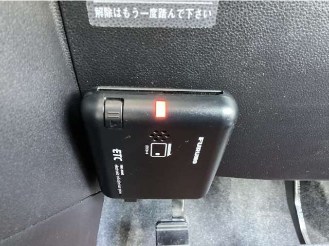 ETCも装備済み。スムーズなご移動に必須アイテムですね！