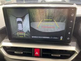 【パノラミックビューモニター】専用のカメラにより、上から見下ろしたような視点で360度クルマの周囲を確認することができます☆死角部分も確認しやすく、狭い場所での切り返しや駐車もスムーズに行えます。