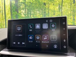 【ディスプレイオーディオ】お持ちのスマートフォンと連携して、ナビやbluetoothでの音楽再生が可能です♪デザインはもちろん操作性も良好！別途ナビ機能の取付けも可能です♪