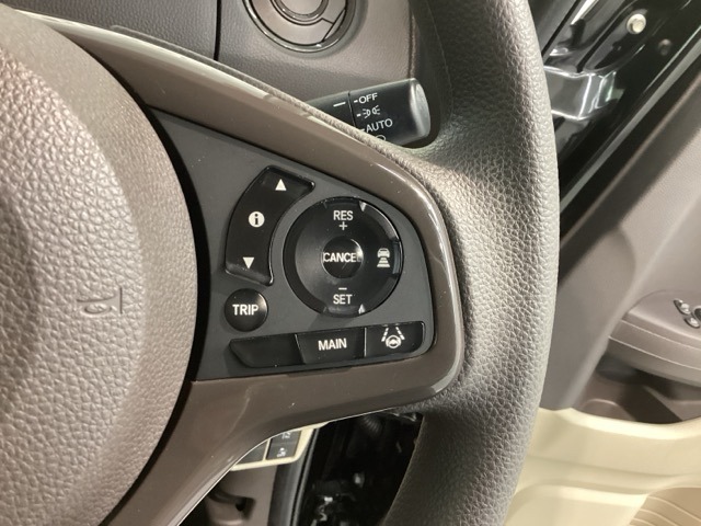 クルーズコントロールを装備しています。高速道路などで一定の速度で走ってくれるので運転が楽ですよ！速度を設定できますので、スピードの出しすぎにも注意できます。