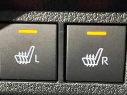 【シートヒーター】寒い日に重宝するシートヒーター！エアコンより早く温まってくれるので寒がりの人も安心ですね♪エアコンの温風は乾燥するから苦手、という方にもをおすすめです。