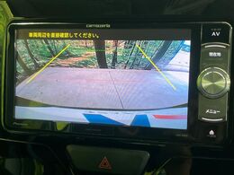 【バックカメラ】駐車時に後方がリアルタイム映像で確認できます。大型商業施設や立体駐車場での駐車時や、夜間のバック時に大活躍！運転スキルに関わらず、今や必須となった装備のひとつです！