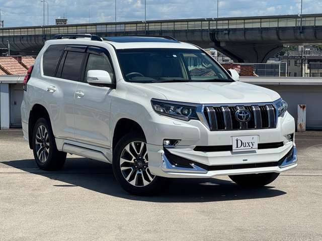 トヨタ　ランドクルーザープラド　TX-Lパッケージ　フルモデリスタエアロ　ムーンルーフ　メーカーナビ　ブラックルーフレール　デジタルインナーミラー　パノラミックビューモニター　ブラインドスポットモニター