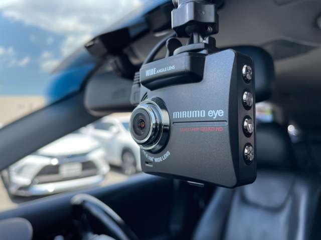 ◆【ドライブレコーダー】映像・音声などの運転中の記録を残します。事故などを起こした起こされた時の証拠になりえますので、もしも時でも安心ですね。