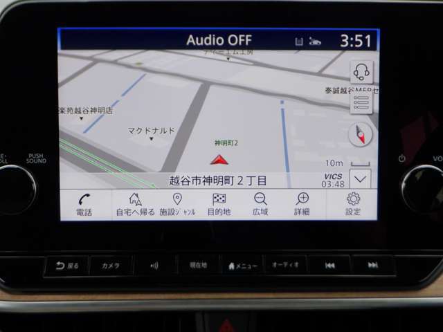 メモリ-ナビ（SD方式）：Bluetooth再生機能付なので、好きな音楽を聴きながら楽しいドライブガ可能です♪またフルセグTVチュ-ナ-内蔵ですので高画質にてTVの視聴も可能です！