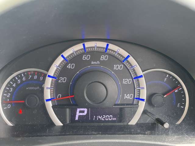 入庫時の走行距離です！！視認のしやすさも重要ですよね！！