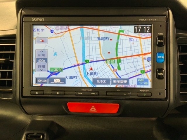 ギャザズナビ搭載です。知らない道も安心ですね！