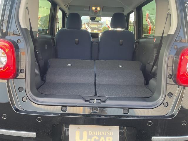 レバー操作するだけでワンモーションで簡単にシートを格納できます☆